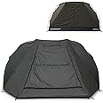 CAMVIL CRAB 4 Person Canvas Camping Tent with Full Rainfly, TPU skylight & Footprint, Easy Setup Winter Tent, Breathable 4 Season Family Tent, Double Layer Weather Resistant Insect Proof Glamping Tent