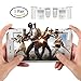 Produktbild Mobile Game Controller, [Aktualisierte Version] aimus Survival Game Controller Joystick empfindliche Shoot und Ziel löst 1 Paar für Messer Out/pubg/Rules Of Survival für 11,4–16,5 cm Android iOS Handy