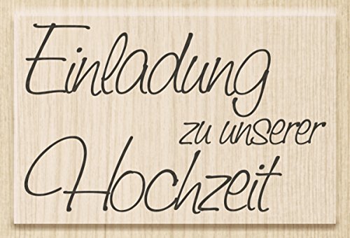 KnorrPrandell 1800002 – Stempel – Einladung zu unserer Hochzeit, 6.5 x 4.1 cm - 3