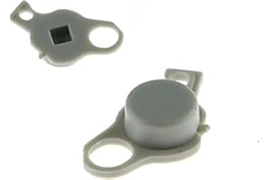 BYUP C Stick Cap C - Tapa de palanca de mando analógica para 3DS 3DS XL LL, color gris claro