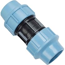 PP Fitting Klemmverbinder Reduzierend – Für PE-Rohr Von 40mm Auf 20mm Außendurchmesser | Trinkwassergeeignet
