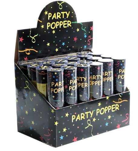 5x Party Popper - Konfetti Kanone - 20cm - 5er Set