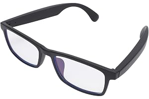 Smart Glasses, BT Audio Smart Glasses Blue Light Solglasögon för Kvinnor Män, Inbyggd Mikrofon och Högtalare, Utomhussportglasögon