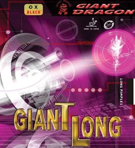 Table Tennis Rubber: Giant Dragon Giant Long Red 1.5mm