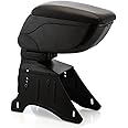 Dhanvine Car Centre Console Hand Armrest Black Compatible with Renault Duster