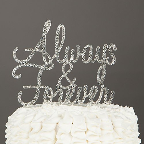 MagiDeal Tortenaufsatz “Mr&Mrs“ Hochzeit Kuchen Aufsatz Topper Kuchen Aufsatz Tortendeko Hochzeit Cake Topper Glitzernd Tortenverzierung Dekoration Tortenstecker Silber - 9