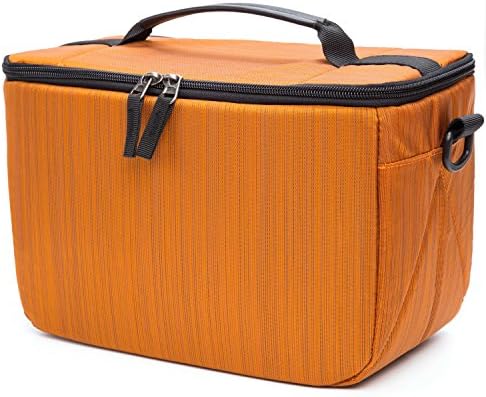 Goin Muti-function DSLR Camera Insert Case for Canon, Nikon, Sony, Olympus, Pentax,Fuji (Orange)