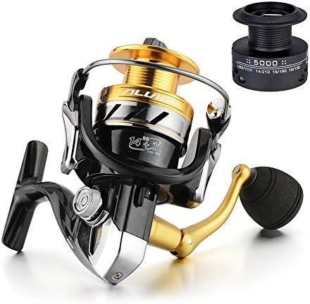 GosccessSpinning Fishing Reels Stainless Steel Spinning Reel Freshwater Saltwater Fishing Reel Left/Right Interchangeable