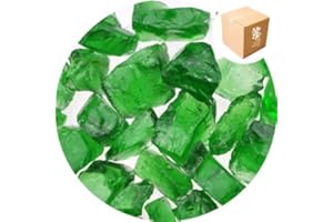 Specialist Aggregates ® - 15kg Enviro Glass Gravel (LARGE) - Emerald Green - Decorative Gravel/Stones | Weddings | Events | Memorials | Photography | Home | Garden | Vases | Art | Craft | UK