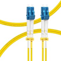 2m LC/LC OS1 Glasfaserkabel Simplex – Einmoden-Faser, Für Netzwerk & Telekommunikation