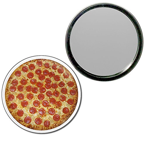 Pepperoni Pizza - 77mm Round Compact Mirror