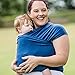 Comfortable Cotton Baby Sling Newborn Kid Cradle Infant Sling Wrap Rider Carrier Nursing Great for Discrete Easy Breastfeeding Inside the Sling (dark blue)