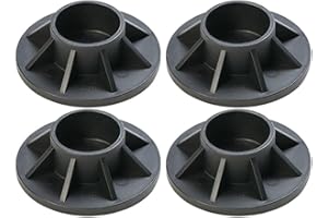 OCEANLEND Lot de 4 capuchons rectangulaires pour pieds de piscine Intex de 5,5 à 7,3 m avec cadre en métal, installation facile