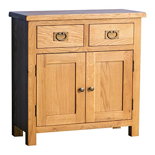 Roseland Furniture Ltd Surrey Oak Mini Sideboard Rustic Waxed Oak