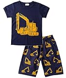 pyjama mit füssen 110 【ÜBER GRÖßE】 - Fit für 1-6 Jahre kleine Jungs. Bitte beachten Sie die Größentabelle auf der Fotoliste sorgfältig, bevor Sie bestellen.