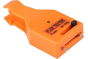 Jadeshay Fusibili Tester,DC 24V Auto Tester per Fusibile Automobilistica Multifunzionale Strumento La Rimozione dell'Estrattore di Fusibili per Fusibile di Mini Standard e Grandi con Indicatore LED
