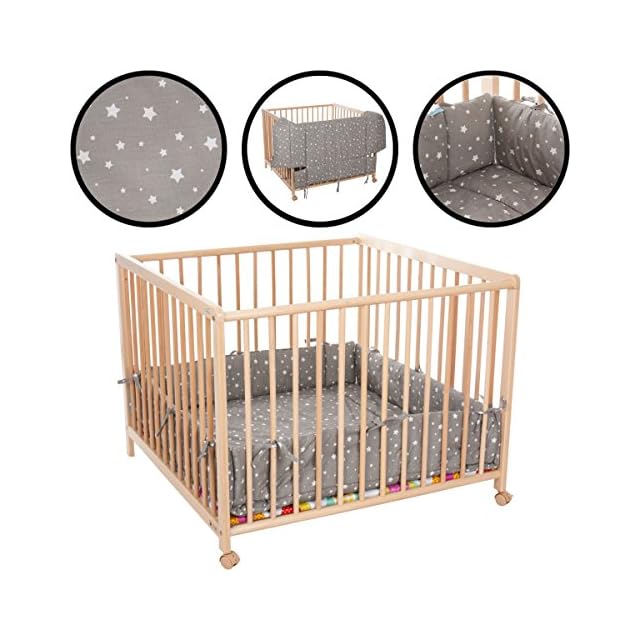 100 X 100 Cm Fabimax 2452 Parc Classic Matelas Pour Parc La Chambre De Bebe Com Matelas Et Linge De Lit