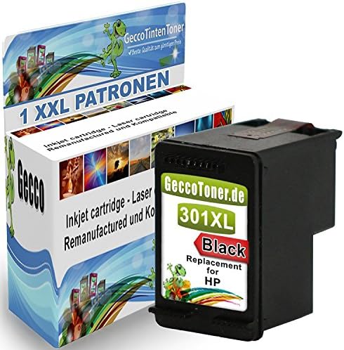 1x Ink Cartridges Remanufactured HP 301XL Replacement for HP Deskjet 1000 1010 1050 1050A 1510 1512 2000 2050 2054A 2510 2514 2512 2540 2542 2543 2544 2547 2549 2550 3000 3050 3055 3060 3052 2548 3050A 3054a 3055A 3057A 3059A 2050A 1055, HP Envy 4500 4501(1 Black)