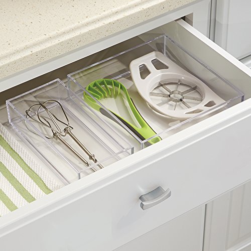 InterDesign 49670EU Clarity Schubladen-Organizer 10 x 20,5 x 5 cm - 3