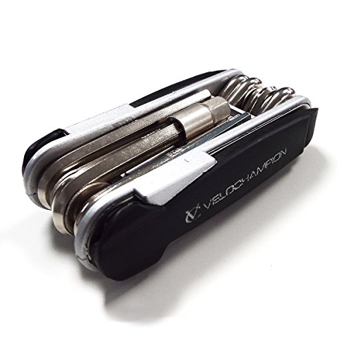 VeloChampion Bike „Gooj“ Multi-18-Tool mit Kettennieter und Tasche – Fahrrad-Kombiwerkzeug 18 MultiTool - 2