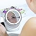 Kealive Vanity Mirror 1X/5X Magnification Illuminated Makeup Mirror Double Sided LED Cosmetic Mirror Rotating 360° Ideal for Beauty Bedroom Shaving Traveling