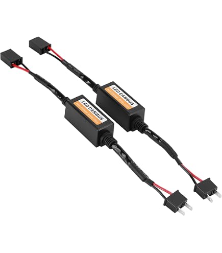 D1s Led CGEAMDY 2 Piu00e8ces Led Du00e9codeur, Du00e9codeur LED Phare Du00e9codeur, LED Anti Lupo Led