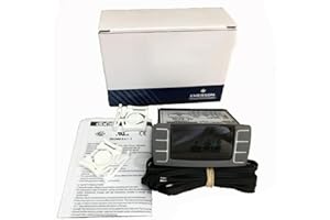 SQKMD Dixell XR02CX-5R0C1 Digital Temperature Thermostat Controller Off Cycle Defrost 230V/50-60Hz with 1 Temperature Probe Sensor for Fridge Freezers Heating Appliances