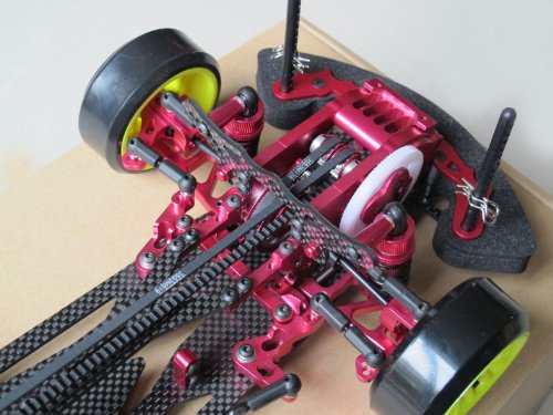 Rcmodelpart Alloy & Carbon Rc 1/10 4wd Drift Racing Car Frame Kit for 1:10 Sakura D3 Cs