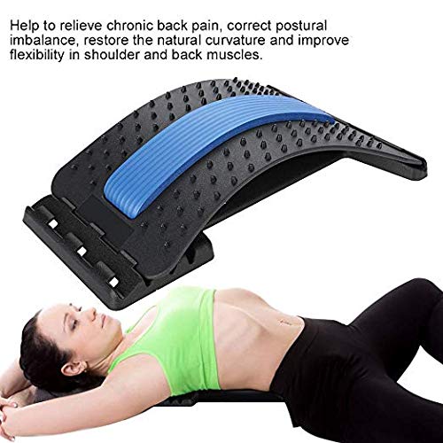 SOCHEP Magic Back Stretcher Lumbar Support Device for Upper and Lower Back Pain Relief