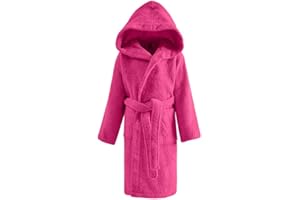 SENSEI LA MAISON DU COTON Sensei 02012106.32 Enfant Uni Peignoir De Bain Rose Indien Taille 6 Ans