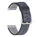 Produktbild Für Fitbit Versa Lite Armbänd, Colorful Leichtes Nylon Straps Einstellbar Sport Ersatzband Uhrenarmband Atmungsaktiv Wristband Zubehör für Fitbit Versa Lite (Schwarz)