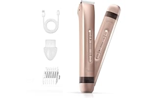 Vexloria Rechargable Bikini Trimmer Women Electric Razor for Women Body Hair Shaver, Painless Pubic Hair Remover for Arms, Legs, Underarms, Lady Shaver for Womens, Wet/Dry Use