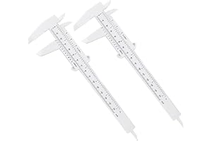 Bromsok i plast, 2 st 150 mm 15 mm 15 cm (6 tum) bromsok mätverktyg Vernier Mätning av ögonbrynsbromsok mikrometer för precisionsmätningar utomhus inre djup