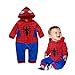 Baby Boy Girl Spiderman Hoodie Romper Superhero Costume (12-18M)