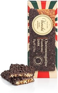 Venchi - Snack ChocoNougatine con "Nocciola Piemonte IGP" Caramellata 35 Gr