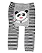 Instylewear Boy Girl Baby Unisex Kids Toddler Cotton Blend Tights Leggings Pants Trousers Smiling Panda Grey 6-12 Month