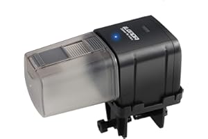 Petyoung Mangeoire automatique pour poissons, télécommande WiFi ou minuterie automatique pour aquarium – Alimenté par USB