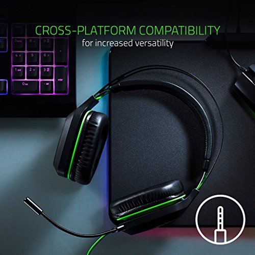 Razer Electra V2       Anal  gica Gaming Headset  para PC  PS4  XBOX y Mac  de forma individual establecida Controladores de 40  mm  sonido 7 1  virtuales y marco de Alumnium Unibody 