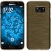 Produktbild PhoneNatic Case für Samsung Galaxy S7 Hülle Silikon gold brushed Cover Galaxy S7 Tasche + 2 Schutzfolien