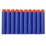 PIXNOR 100pcs 7,2 cm espuma dardos para Nerf N-strike Elite serie Blaster pistola de juguete (azul)