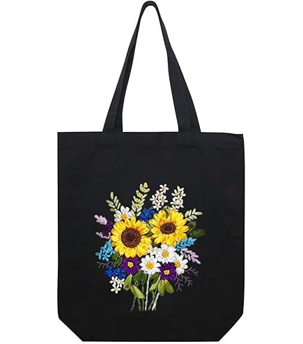 Kit De Démarrage De Broderie - AZWIX - 3pcs - Fils à Broder - Cerceaux