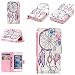Produktbild Nancen Apple iphone 5 / 5S / SE (4,0 Zoll) Schutzhülle / Lederhülle, Hoch Qualität Flip Case PU Material Leder Handytasche, Bunt Helle und Lebendige Farben Muster - mit Standfunktion Brieftasche Karten Slot Wallet Etui Handy Zubehör