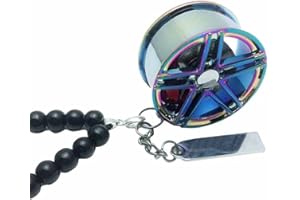 iSpchen Autospiegel Anhänger Auto Rückspiegel Radnabe Legierung Hängende Anhänger Auto Interieur Armaturenbrett Ornamente Auto Rückspiegel Dekoration Innenraum Zubehör