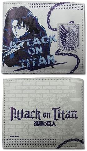 Wallet - Attack on Titan - Levi Chain Bi-Fold Toys Anime Licensed ge80220