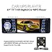 Produktbild 5118 10,4 cm 1 DIN 50 W x 4 CH HD Auto Stereo-Radio Bluetooth MP3 MP5 Player unterstützt USB/FM/TF/AUX mit Rückfahrkamera