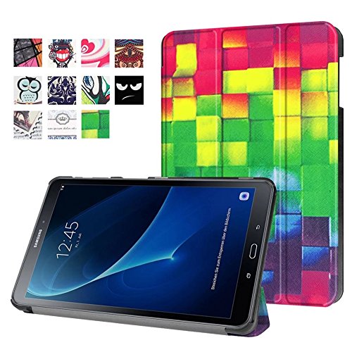 Samsung Galaxy Tab A T580N Hülle- PU Leder Schutzhülle für Samsung Galaxy Tab A6 10.1 Zoll SM-T580N/T585N Cover Tasche Etui mit Support-Funktion