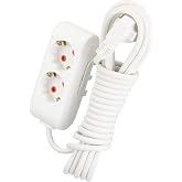 VİKO Multi-Let 2li Topraklı Kablolu &Ccedil;.K 5mt Priz