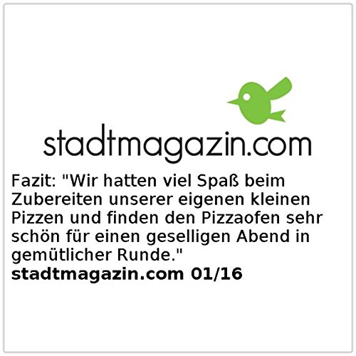 Rosenstein & Söhne Pizzaofen mit Metallhaube für 6 Personen - 3
