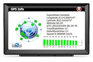 FREE3VITA 5 Inch Sat Navs for Cars, Truck, HD GPS Navigation with UK Europe Maps, Lifetime Free Updates, Satnav support Postcode Search, Voice Guidance, Speed Camera Alert, Lane Guidance Assist, POI