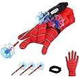 Dhrix Spider Web Shooters Toy for Kids Fans, Hero Launcher Wrist Toy Set,Cosplay Launcher Bracers Accessories,Sticky Wall Soft Bomb Funny Children's Educational Toys, Multicolor